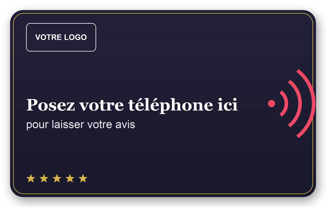 Carte NFC personnalisable